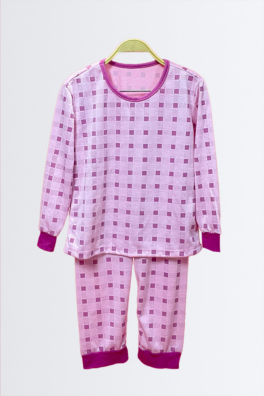 Pijama infantil longo feminino
