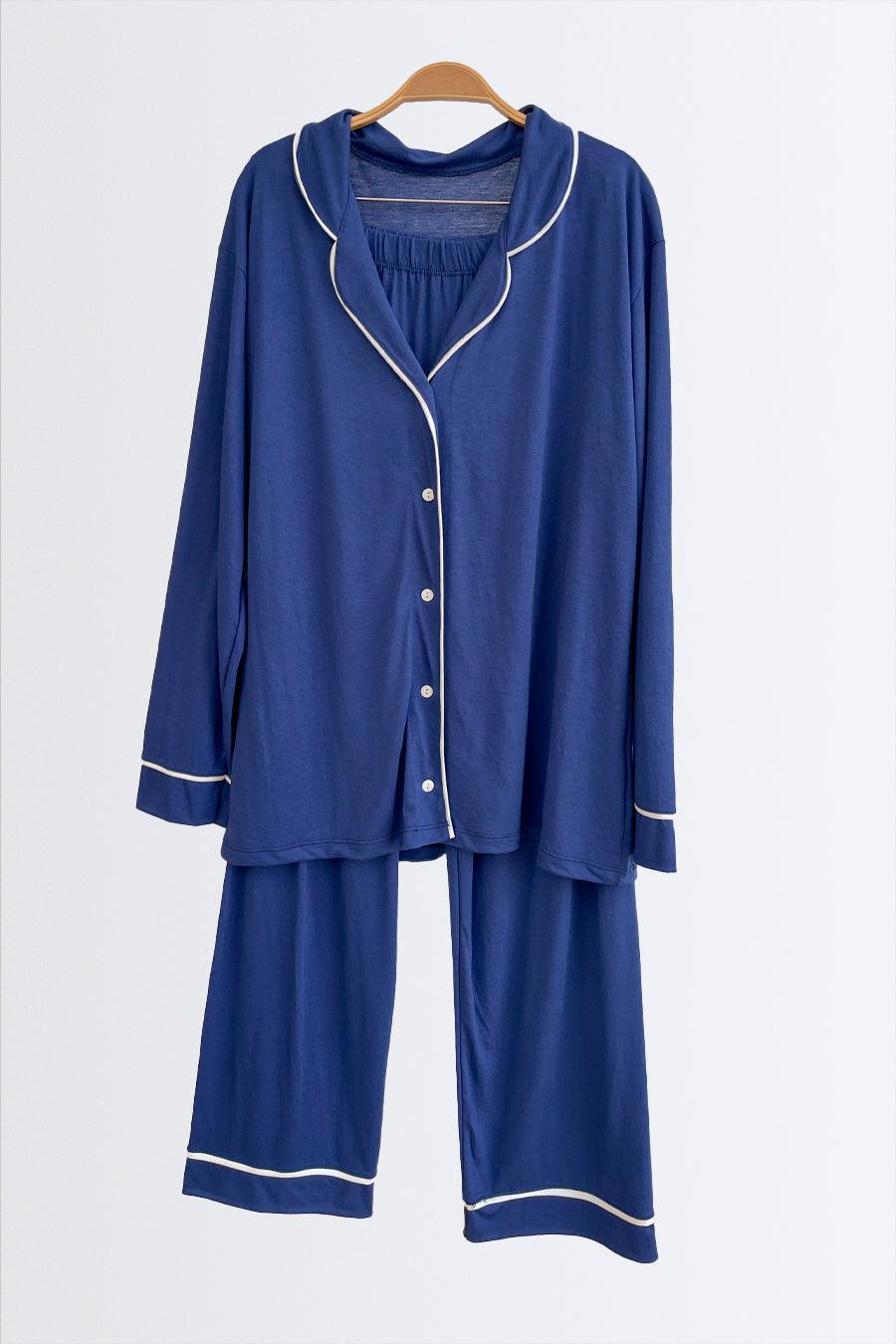 Pijama longo feminino plus size - Nuance Lingerie
